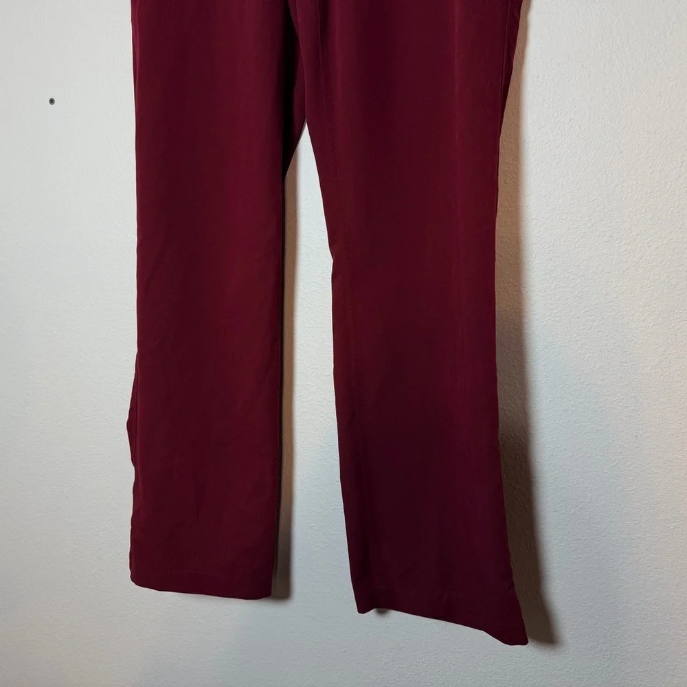 Figs Mens Pisco Basic Scrub Pants Size XL Burgundy Red Straight Leg